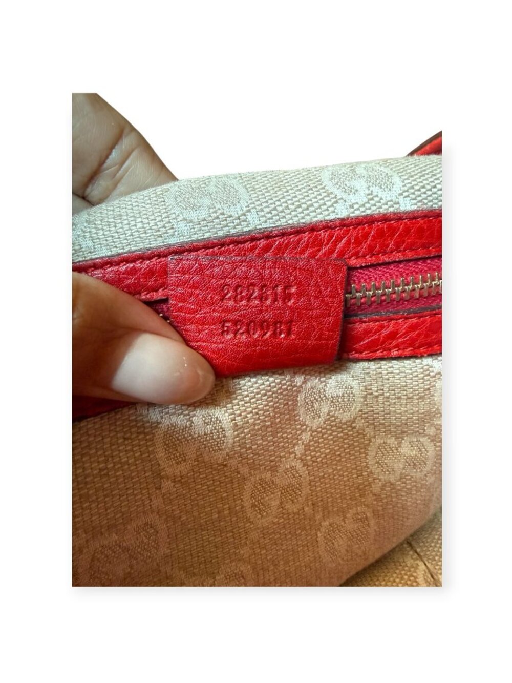 Vintage Gucci Bamboo 2-Way Crossbody/Top Handle Red Leather Bag - Picture 7 of 9